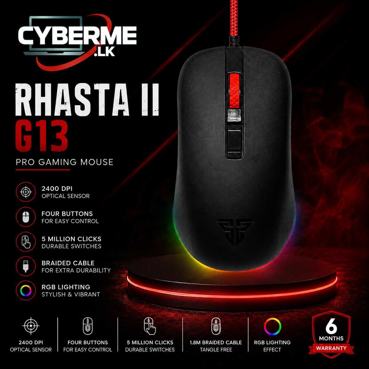Fantech RHASTA II G13 GAMING MOUSE